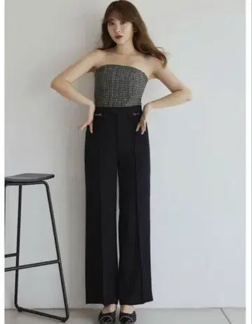 Herlipto Pintuck Bit Pants S 사이즈