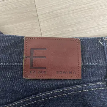 EDWIN EZ-502 청바지 32 x 33 사이즈 다크 네이비