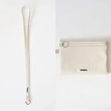 새상품 TEMBEA PVC 파우치와 스트랩 세트