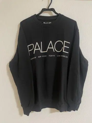 PALACE GLOBALLER CREW Black Size M