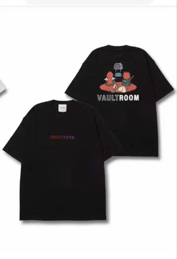vaultroom 'DARUSAKA' TEE BLACK 셔츠