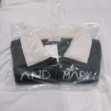 andmary Mary 로고 집업 탑 그레이