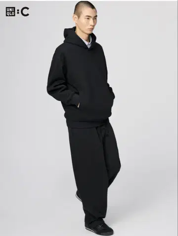 유니클로C 와이드 스웨트 팬츠 M (긴 길이)
