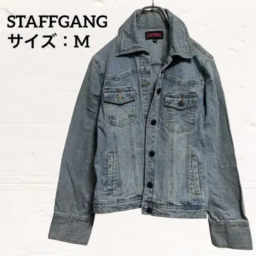 STAFFGANG 스태프 데님 자켓 빈티지풍 M