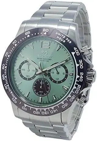 엘르 ELGIN 쿼츠 남성용 손목시계 EG-002-GR 그린