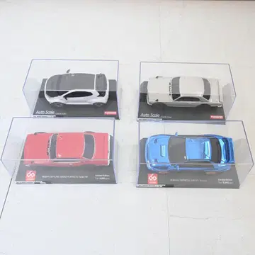 교쇼 미니지 오토 스케일 4대 세트 스카이라인 임프레자 야리스