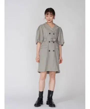 LILY BROWN 더블 브레스트 미니 원피스 사이즈 1