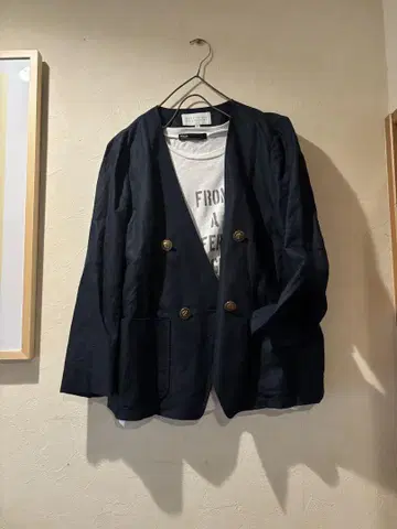 MACKINTOSH PHILOSOPHY 노카라 더블 브레스트 자켓