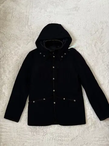 네이비 울 피코트