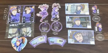 닌타마 란타로 쌍닌 후와 라이조 하치야 사부로 아크릴 스탠드 카드 캔뱃지