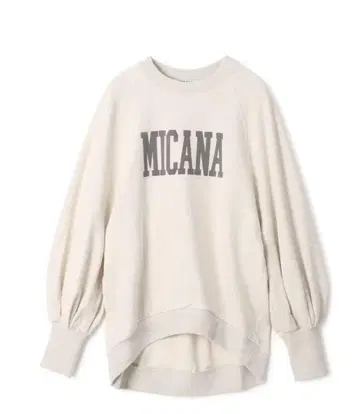 MICA&DEAL x AMERICANA 볼륨 소매 로고 맨투맨