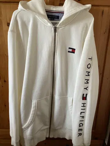 세탁만 미사용 TOMMY HILFIGER 풀 집업 후드티 XXL