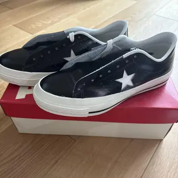 CONVERSE ONE STAR J 블랙/화이트 25.5cm