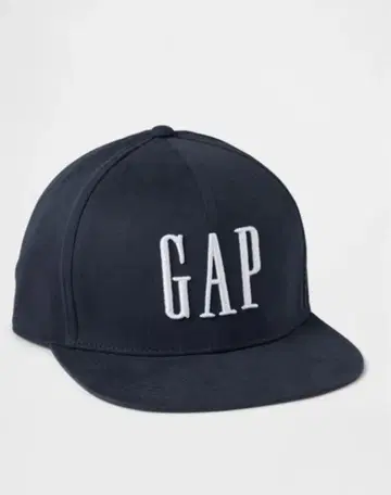 GAP 네이비 자수 로고 캡