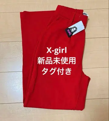 X-girl WIDE TAPERED EASY PT 팬츠 하의