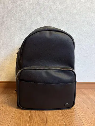 라코스테 백팩 블랙
