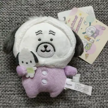 나가노의 곰 퍼그 씨 봉제 인형 산리오 콜라보 포차코 미사용 택 포함