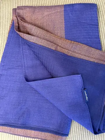UCHINO 컬러 블록 마쉬멜로우 거즈 숄 약 78 x 200cm