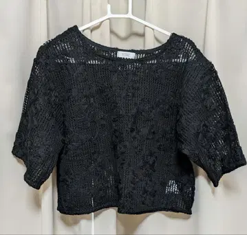 LOWRYS FARM 블랙 반팔 상의 사이즈 F