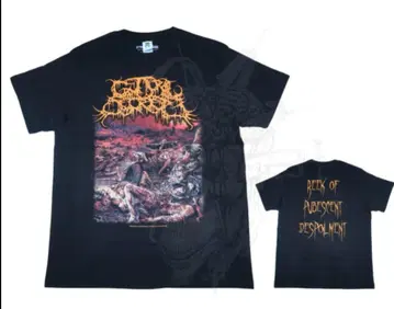Guttural Secrete L 사이즈 블루 데스 브루탈 데스 메탈