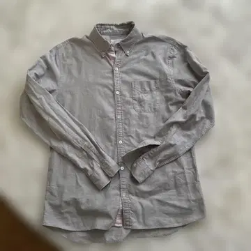 BEAMS 버튼다운 셔츠 L 그레이
