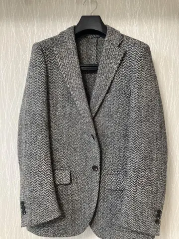 해리스 트위드 헤링본 테일러드 자켓 수트 컴퍼니