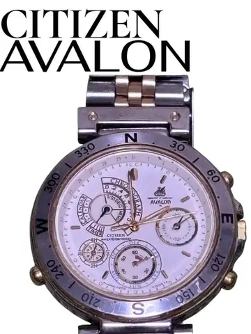 CITIZEN 시티즌 시계 아발론 남성용 크로노그래프