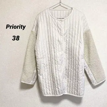 프라이오리티 퀼팅 자켓 베이지 38