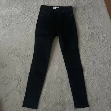 MOUSSY 블랙 스키니 데님 24인치
