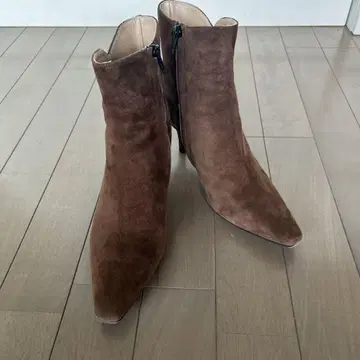 FABIO RUSCONI 브라운 스웨이드 부츠