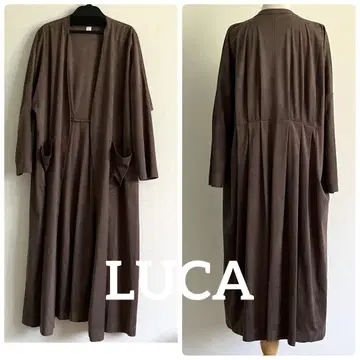 LUCA 벨로아 느낌 롱 코트