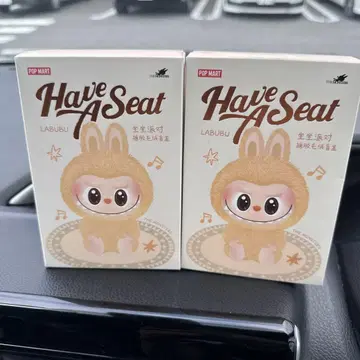 POP MART Have A Seat LaBubu 봉제 인형 2개 세트