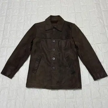 GAP 브라운 가죽 코트 XS/TP