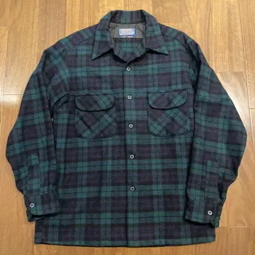 70s Pendleton 보드셔츠 블랙워치 USA제