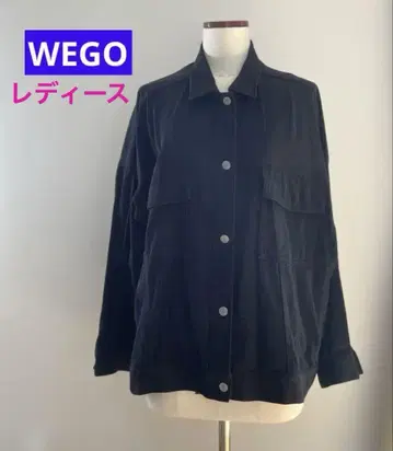 WEGO G 오버 사이즈 데님 자켓 위고 블랙 G