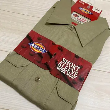Dickies 반팔 워크 셔츠 LARGE