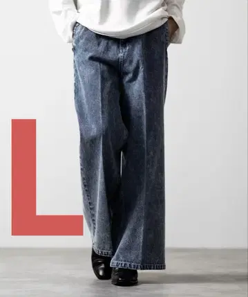 CLEL 클레일 빈티지 디자인 플레어 데님 팬츠 블루 완판템