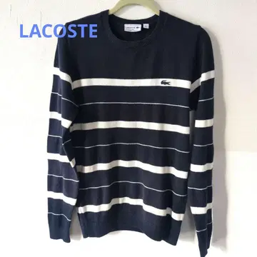LACOSTE 스트라이프 니트 스웨터 US S 사이즈