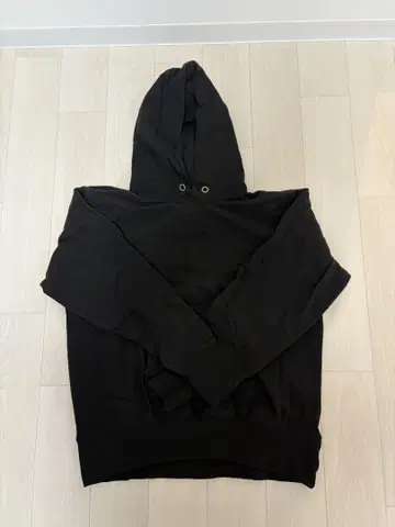 Champion Reverse Weave 후드티 L 블랙