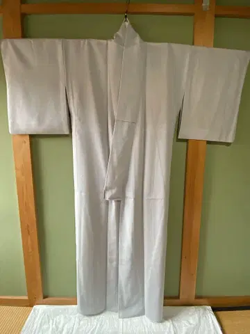 이로무지 명주 하나 문 옅은 그레이 새상품급
