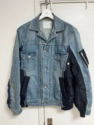 sacai 24ss 도킹 데님 자켓