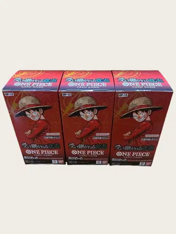 원피스 카드 이어지는 의지 BOX 미개봉 테이프 포함 3BOX