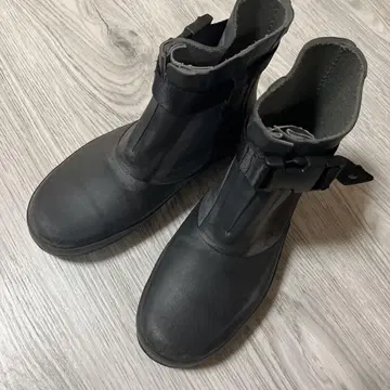 moonstar ET-005 블랙 러버 부츠 문스타