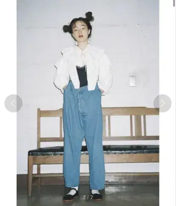 papier/파피에/suspender jeans