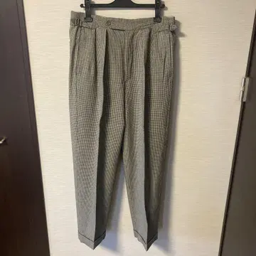 유나이티드 애로우즈 하운드투스 패턴 울 슬랙스