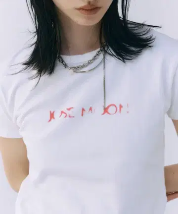 JOSE MOON OVERDIE T SHIRT 화이트 조제문