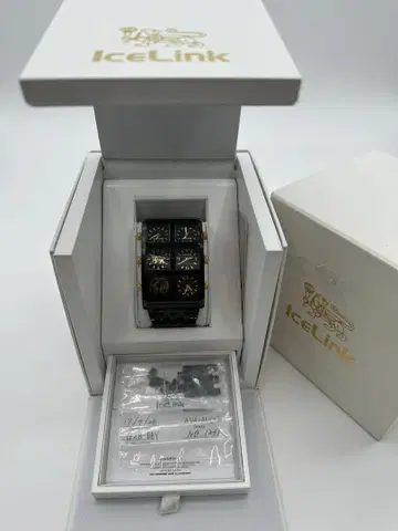 IceLink 블랙 손목시계 (쿼츠)