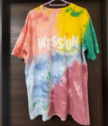 WESSION 페스티벌 T셔츠 타이다이 [ L 사이즈 ]