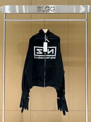 Project G/R ZYGON ZIP HOODIE BLACK
