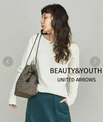 BEAUTY&YOUTH 아제 원숄더 롱 슬리브 티셔츠 일본제